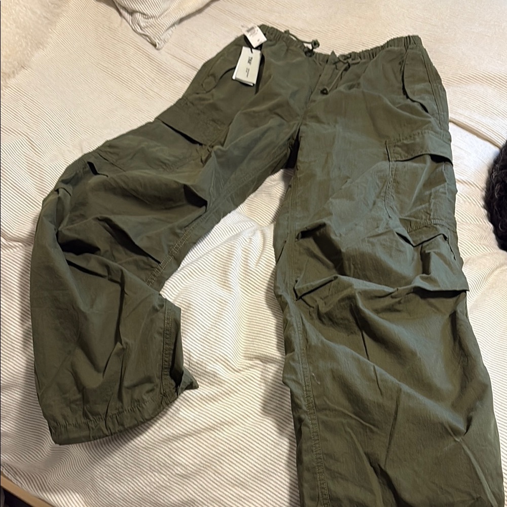 Olive Green Cargo Pants